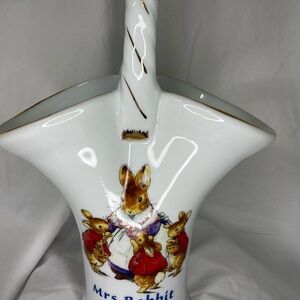 Mrs. Rabbit Ceramic Vase